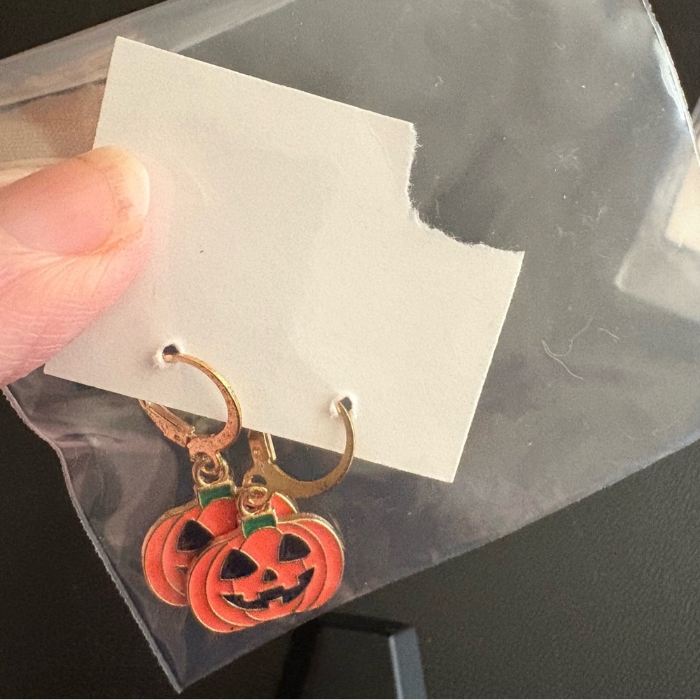 Pumpkin earrings